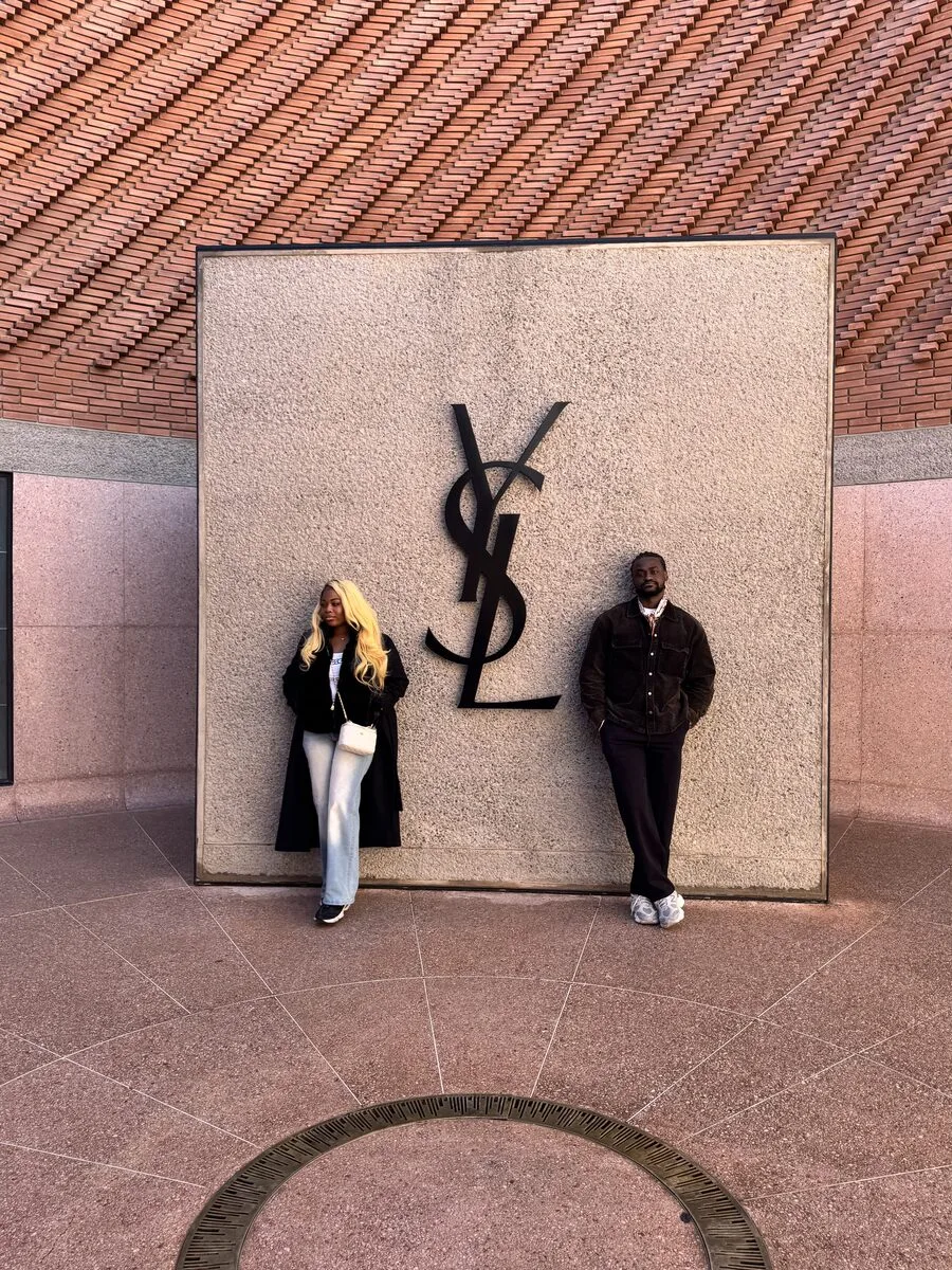 Couple at YSL museum